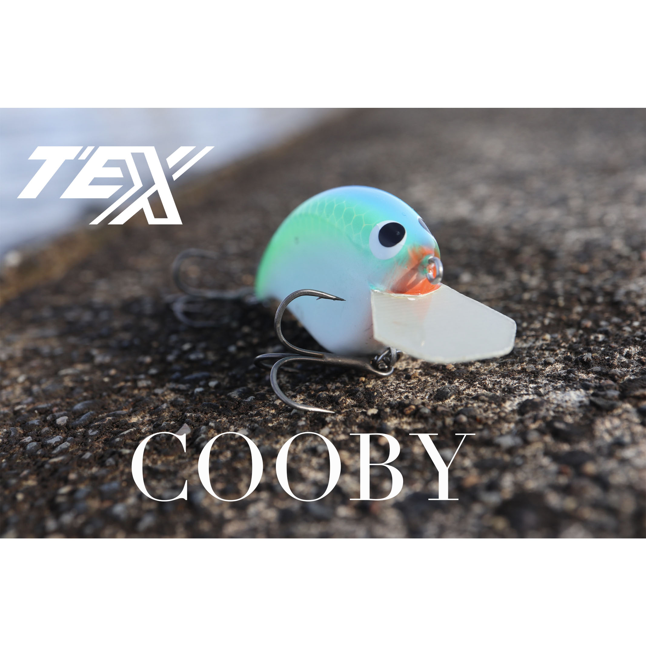 【TEX】新作フラットサイドクランクベイト　『COOBY』